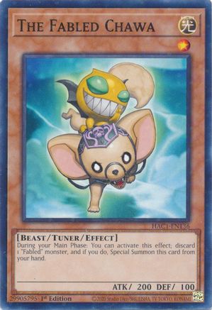 Image of The Fabled Chawa (Duel Terminal) [HAC1-EN136] Common