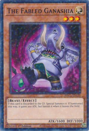 Image of The Fabled Ganashia (Duel Terminal) [HAC1-EN139] Common
