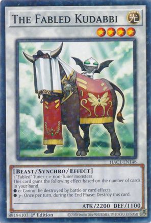 Image of The Fabled Kudabbi (Duel Terminal) [HAC1-EN148] Common