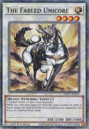 Image of The Fabled Unicore (Duel Terminal) [HAC1-EN147] Common