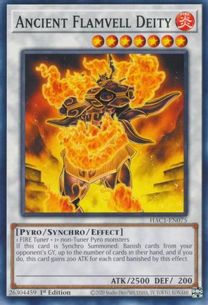Image of Ancient Flamvell Deity [HAC1-EN075] Parallel Rare
