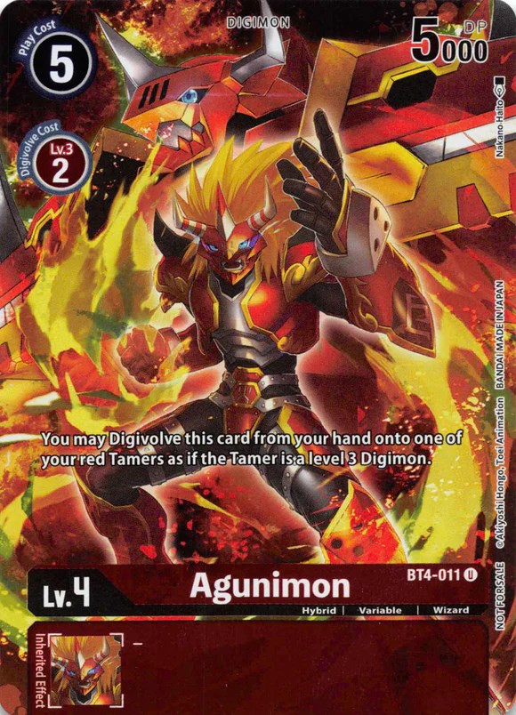 Image of Agunimon [BT4-011] (Tamer's Evolution Box 2) [Great Legend Promos]