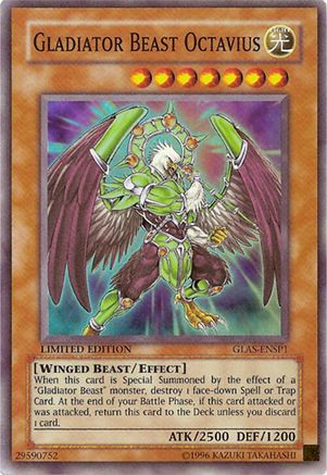 Image of Gladiator Beast Octavius [GLAS-ENSP1] Super Rare