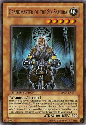 Image of Grandmaster of the Six Samurai [STON-ENSP1] Super Rare