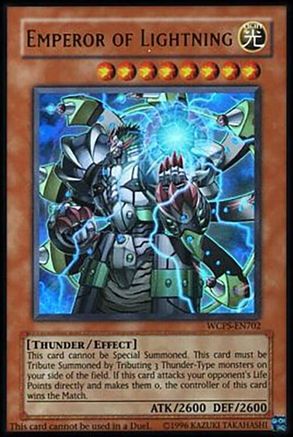 Image of Emperor of Lightning [WCPS-EN702] Ultra Rare