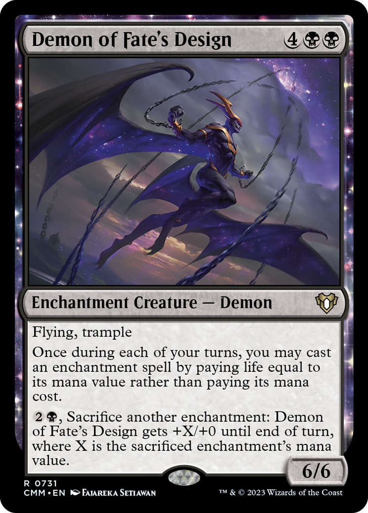 Image of Demon of Fate's Design [Commander Masters]