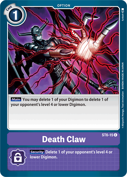 Image of Death Claw [ST6-15] [Starter Deck: Venomous Violet]