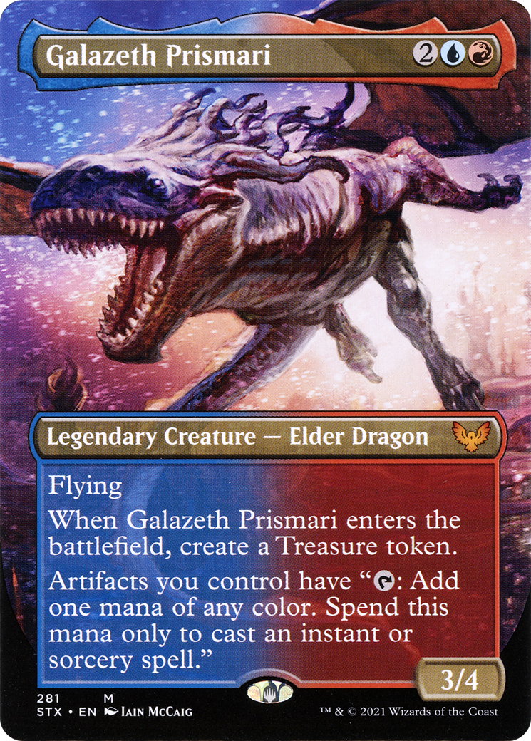 Image of Galazeth Prismari (Borderless Alternate Art) [Strixhaven: School of Mages]