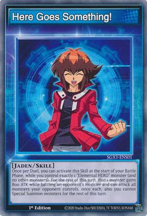 Image of Here Goes Something! [SGX1-ENS01] Common