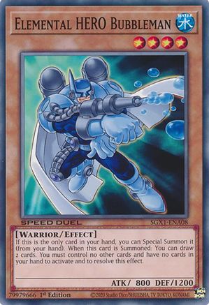 Image of Elemental HERO Bubbleman [SGX1-ENA08] Common