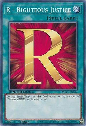 Image of R - Righteous Justice [SGX1-ENA17] Common