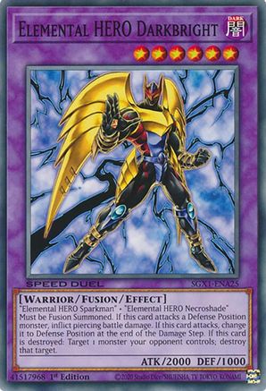 Image of Elemental HERO Darkbright [SGX1-ENA25] Common