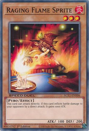 Image of Raging Flame Sprite [SGX1-ENH06] Common