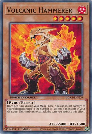 Image of Volcanic Hammerer [SGX1-ENH09] Common