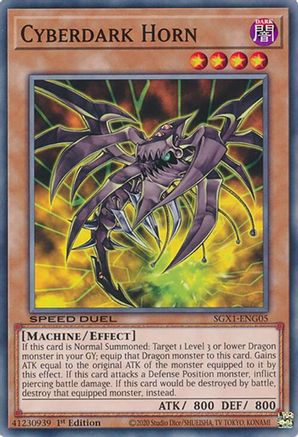 Image of Cyberdark Horn [SGX1-ENG05] Common