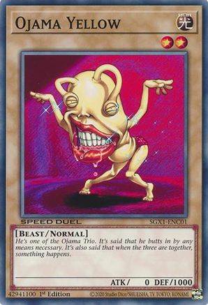 Image of Ojama Yellow [SGX1-ENC01] Common