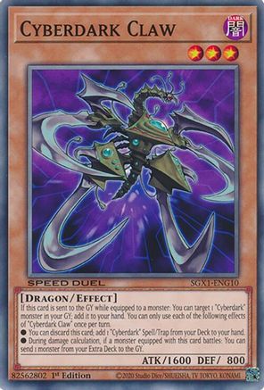 Image of Cyberdark Claw [SGX1-ENG10] Common