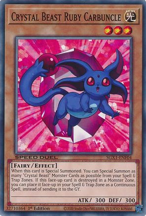 Image of Crystal Beast Ruby Carbuncle [SGX1-ENF04] Common