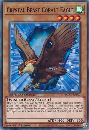 Image of Crystal Beast Cobalt Eagle [SGX1-ENF07] Common