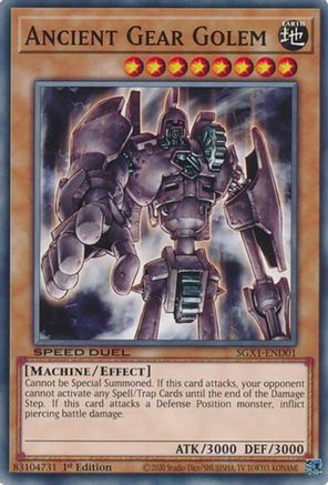 Image of Ancient Gear Golem [SGX1-END01] Common