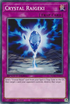 Image of Crystal Raigeki [SGX1-ENF16] Common