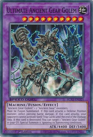 Image of Ultimate Ancient Gear Golem [SGX1-END21] Common