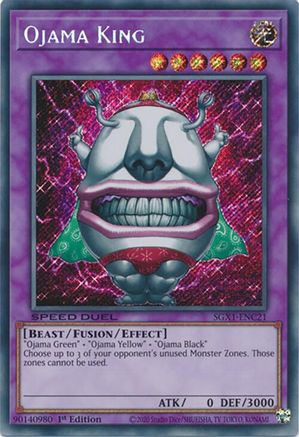 Image of Ojama King [SGX1-ENC21] Secret Rare