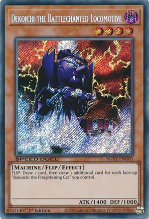 Image of Dekoichi the Battlechanted Locomotive [SGX1-END05] Secret Rare
