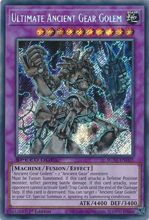 Image of Ultimate Ancient Gear Golem [SGX1-END21] Secret Rare