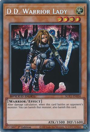 Image of D.D. Warrior Lady [SGX1-ENE04] Secret Rare