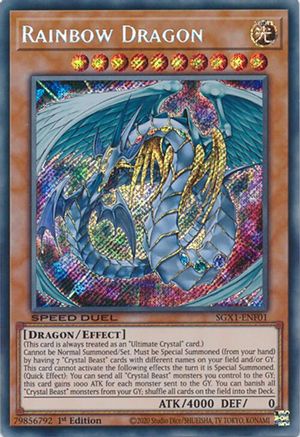 Image of Rainbow Dragon [SGX1-ENF01] Secret Rare