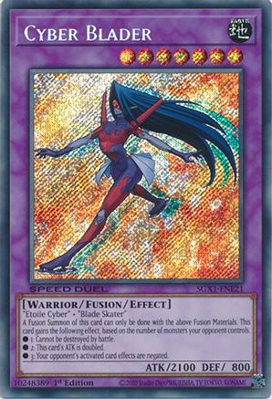Image of Cyber Blader [SGX1-ENE21] Secret Rare