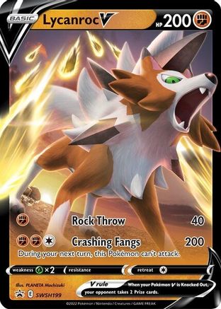 Image of Lycanroc V (SWSH199) [Sword & Shield: Black Star Promos]