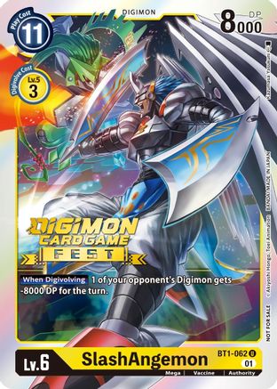 Image of SlashAngemon [BT1-062] (Digimon Card Game Fest 2022) [Release Special Booster Promos]