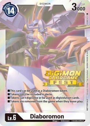 Image of Diaboromon Token (Digimon Card Game Fest 2022) [Release Special Booster Promos]