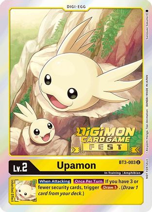 Image of Upamon [BT3-003] (Digimon Card Game Fest 2022) [Release Special Booster Promos]