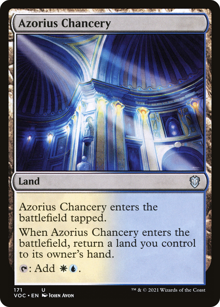 Image of Azorius Chancery [Innistrad: Crimson Vow Commander]