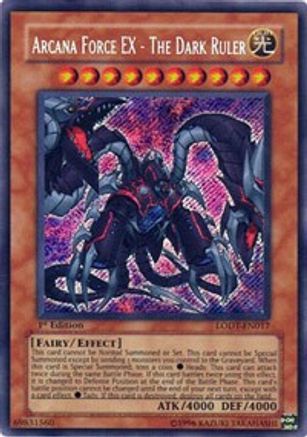 Image of Arcana Force EX - The Dark Ruler [LODT-EN017] Secret Rare