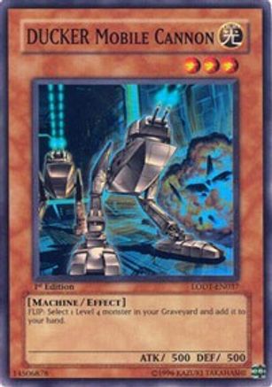 Image of Ducker Mobile Cannon [LODT-EN037] Super Rare