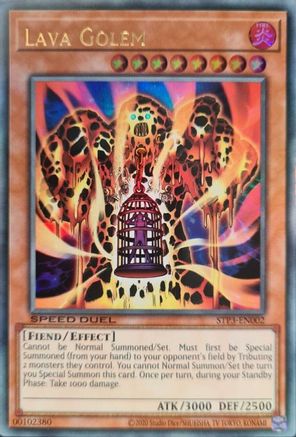 Image of Lava Golem [STP3-EN002] Ultra Rare
