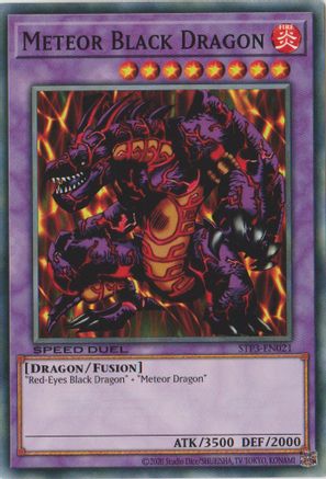 Image of Meteor Black Dragon [STP3-EN021] Common
