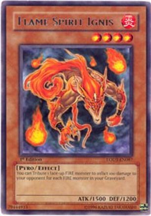 Image of Flame Spirit Ignis [LODT-EN087] Rare