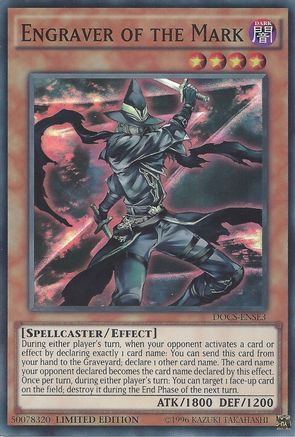 Image of Engraver of the Mark [DOCS-ENSE3] Super Rare