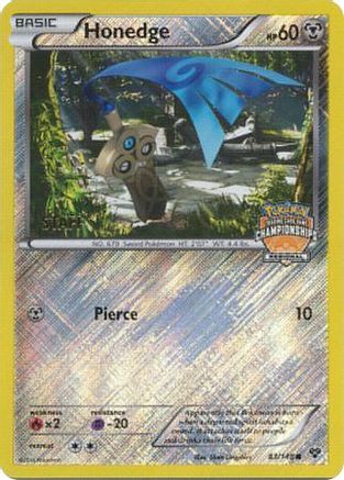Image of Honedge (83/146) (Regional Championship Promo) (Staff) [XY: Base Set]
