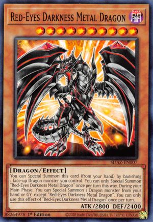 Image of Red-Eyes Darkness Metal Dragon [SDAZ-EN007] Common