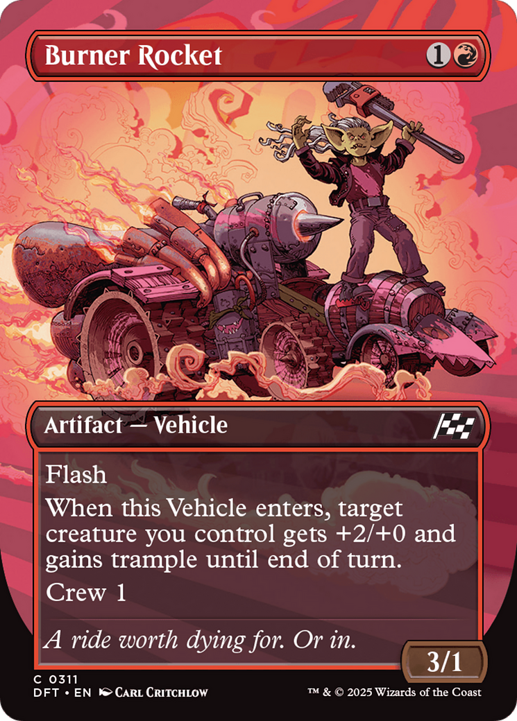 Image of Burner Rocket (Borderless) [Aetherdrift]