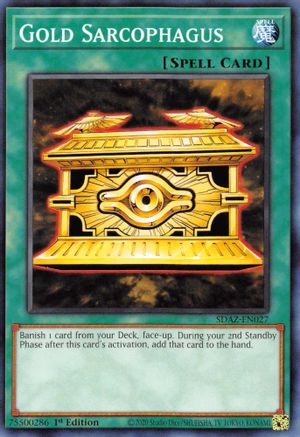 Image of Gold Sarcophagus [SDAZ-EN027] Common