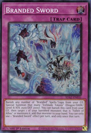 Image of Branded Sword [SDAZ-EN031] Super Rare