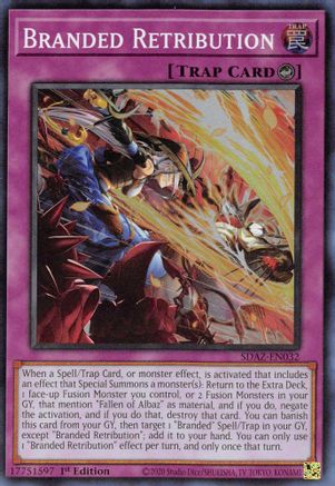 Image of Branded Retribution [SDAZ-EN032] Super Rare