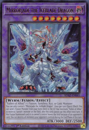 Image of Mirrorjade the Iceblade Dragon [SDAZ-EN041] Ultra Rare